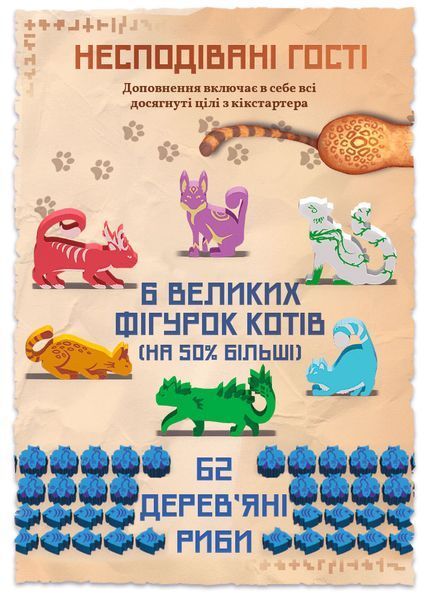 Острів котів: Несподівані гості (The Isle of Cats: Kickstarter Pack)