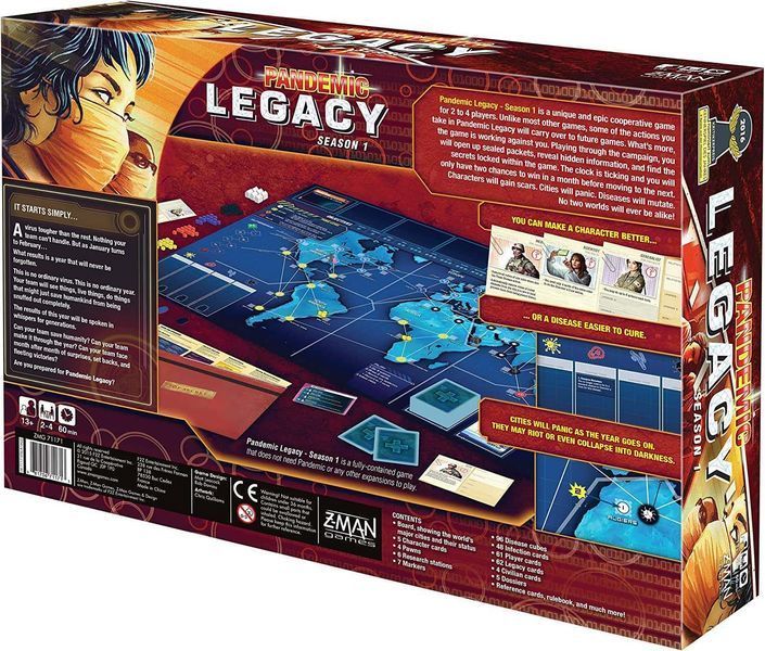 Пандемія. Спадщина. Сезон 1 (Pandemic Legacy: Season 1) UA